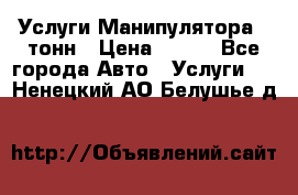 Услуги Манипулятора 5 тонн › Цена ­ 750 - Все города Авто » Услуги   . Ненецкий АО,Белушье д.